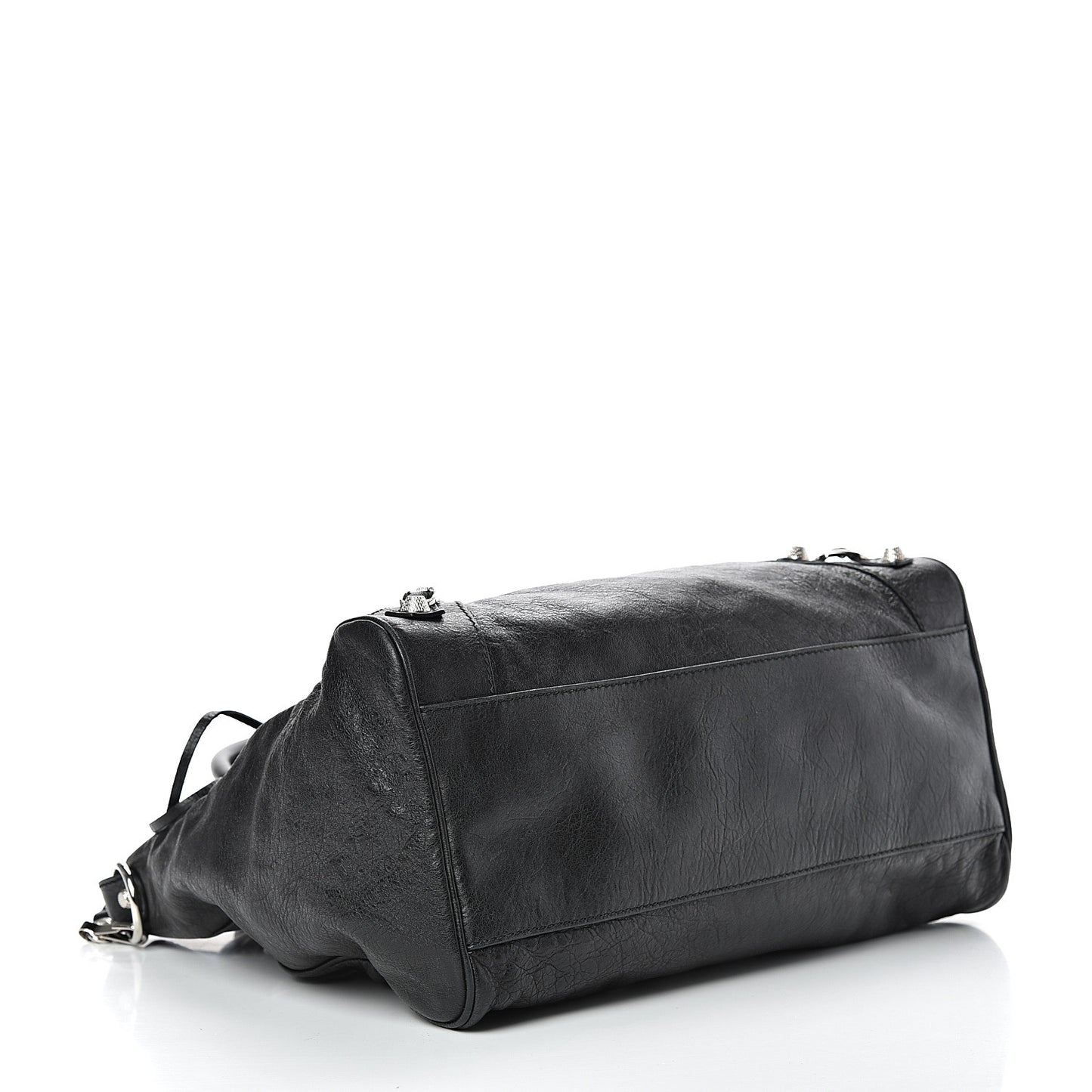 Agneau Giant 12 Silver Hardware Velo Black