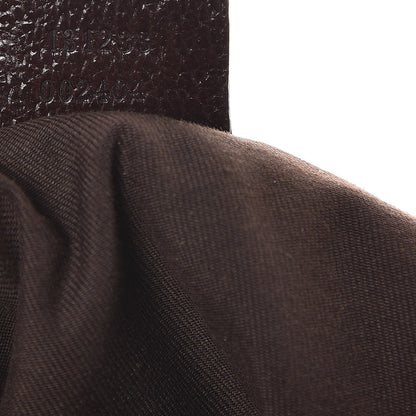 Gucci GG Monogram Large Web Handle Vertical Tote Dark Brown 7 of 14