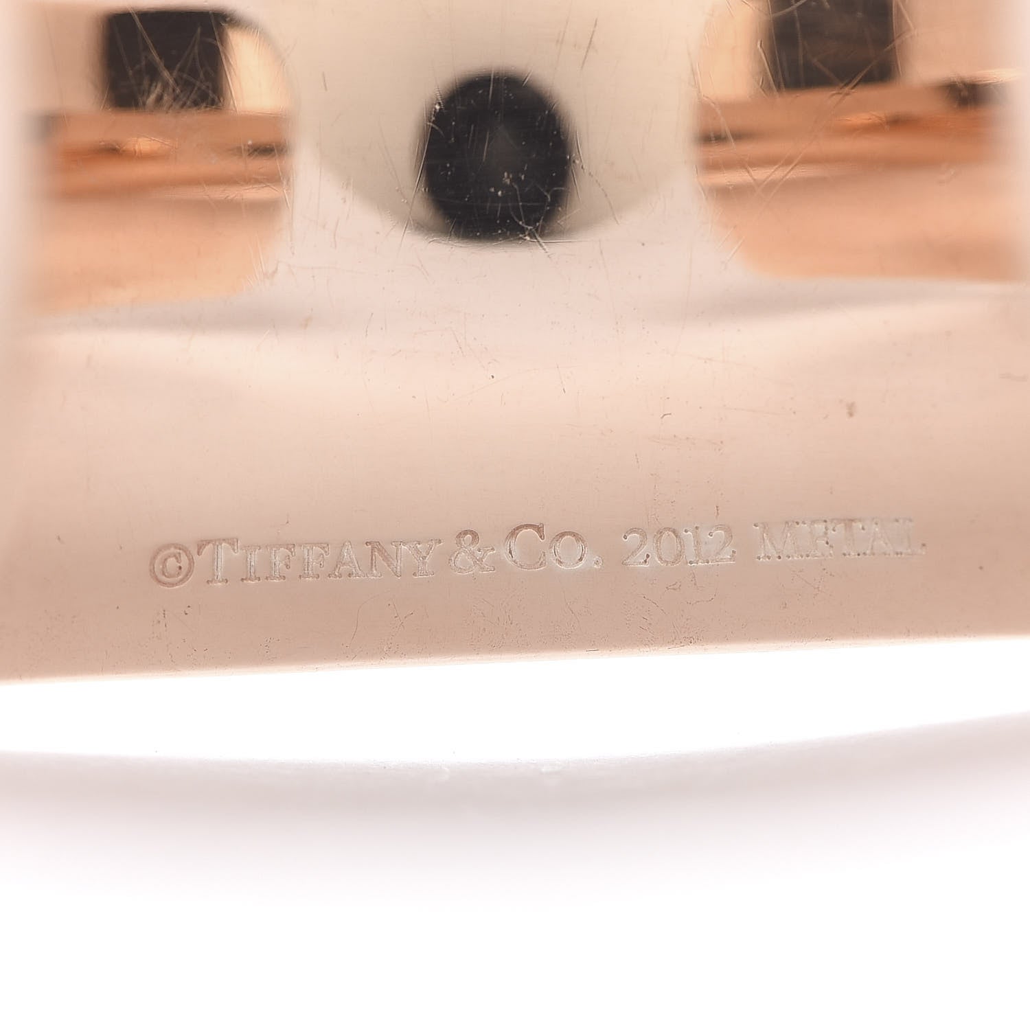 Tiffany Rubedo Wide 1837 Cuff Bracelet 4 of 4