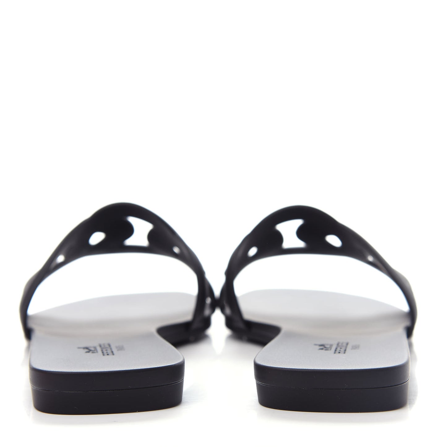 Rubber Aloha Sandals 36 Black