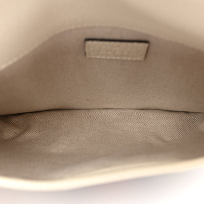 Gucci GG Supreme Monogram Web Small Ophidia Belt Bag 100 40 Beige Ebony White 5 of 10