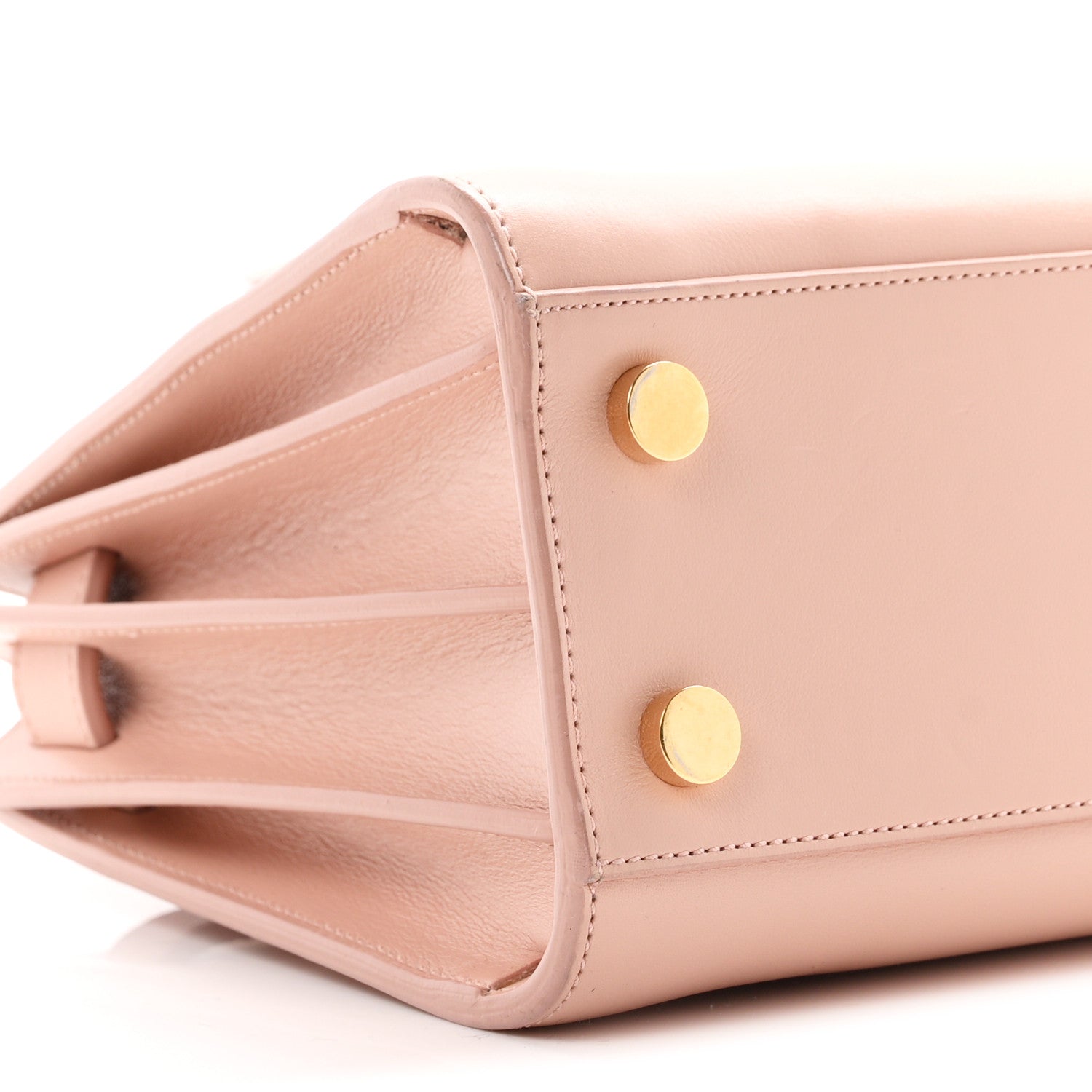 Saint Laurent Calfskin Nano Sac De Jour  Pale Pink 8 of 10
