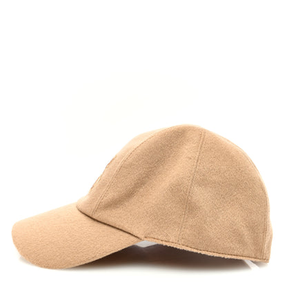 Hermes Cashmere Canvas Swift Davis H Sellier Cap 58 Beige Camel 5 of 8