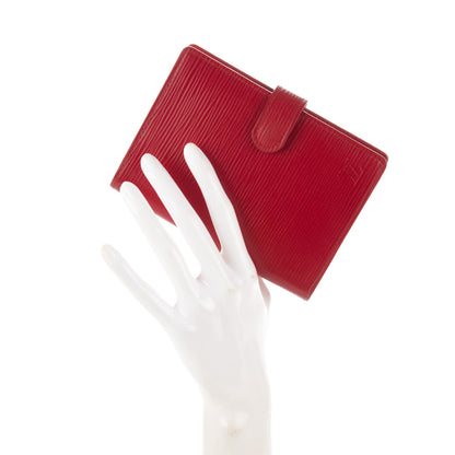 Louis Vuitton Epi Small Ring Agenda Cover Rouge 2 of 8