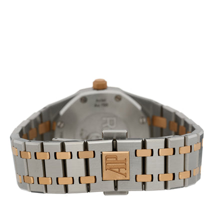 Audemars Piguet Stainless Steel 18K Rose Gold Diamond 33mm Royal Oak Quartz Watch White 67651SR.ZZ.1261SR.01 3 of 5