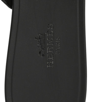 Hermes TPU Rivage Sandals 38 Black 7 of 9