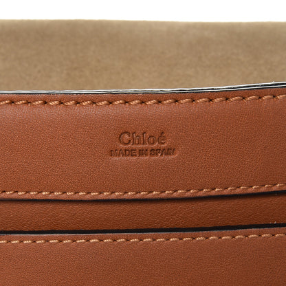 Chloe Calfskin Studded Mini Marcie Round Crossbody Bag Caramel 6 of 8