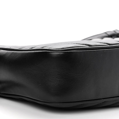 Saint Laurent Calfskin Matelasse Monogram Lou Camera Bag Black 9 of 16