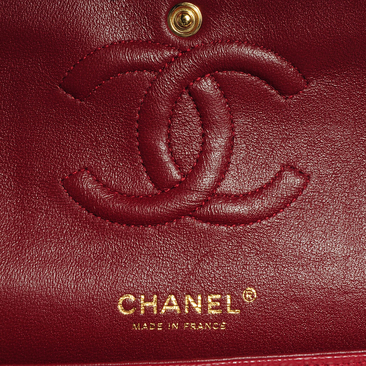Chanel Caviar Medium Double Flap Red 6 of 9