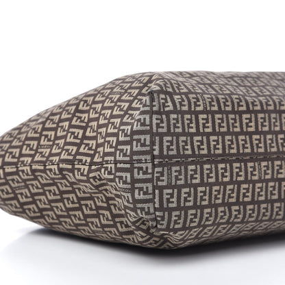 Fendi Zucchino Vitello Roll Tote Testa di Moro Beige 6 of 10