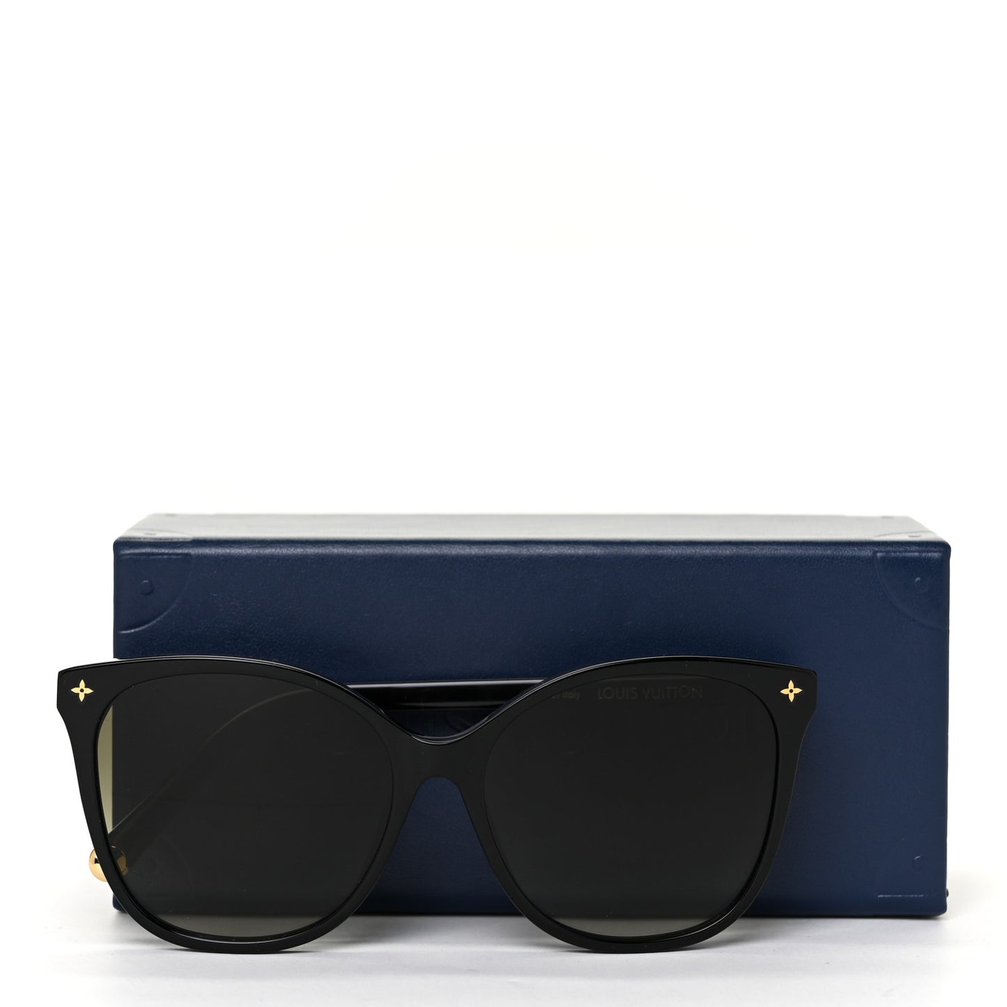 Acetate My Monogram Light Cat Eye Sunglasses Z1657E Black