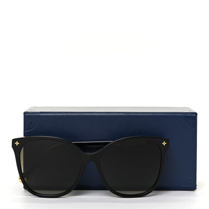 Louis Vuitton Acetate My Monogram Light Cat Eye Sunglasses Z1657E Black 8 of 8