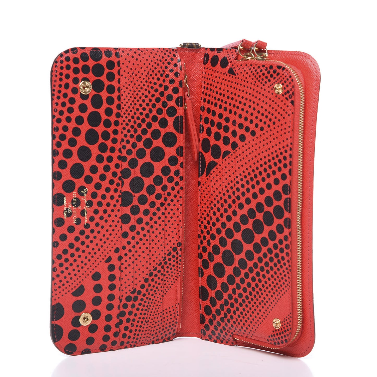 Monogram Kusama Waves Insolite Wallet Red