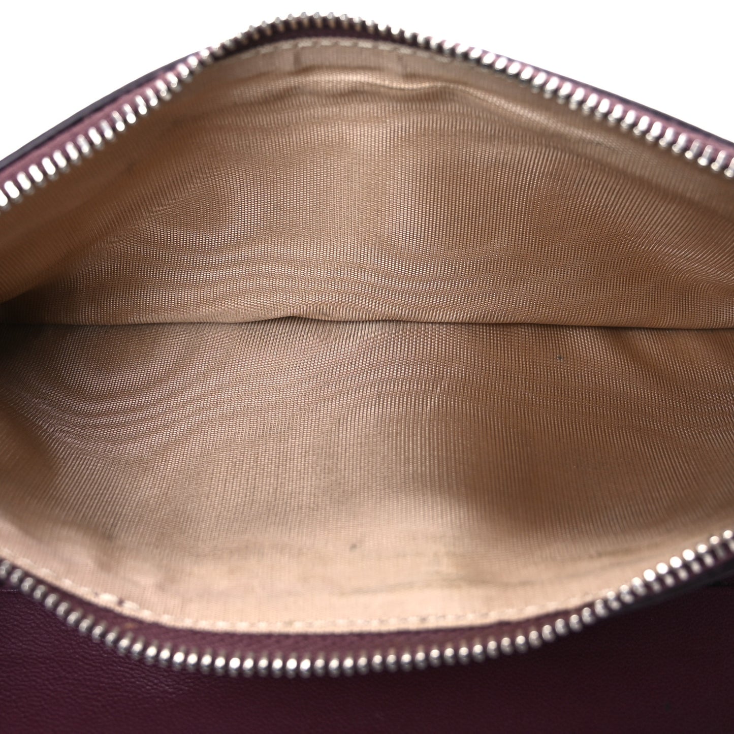 Sugar Goatskin Pandora Double Zip Wallet Oxblood Red