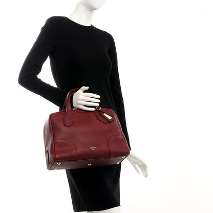 Louis Vuitton Taurillon Dora Ultra Soft MM Bordeaux 3 of 8