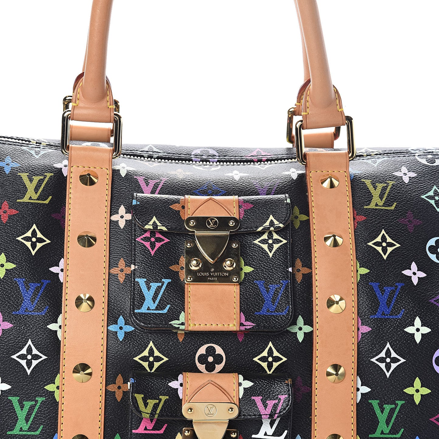Monogram Multicolor Keepall 45 Black