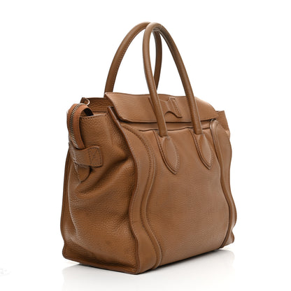 Celine Drummed Calfskin Mini Luggage Camel 2 of 17