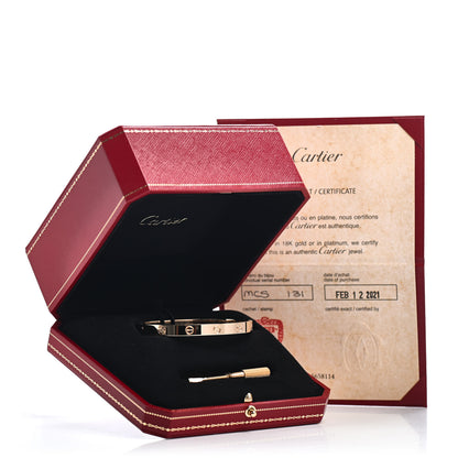 Cartier 18K Yellow Gold LOVE Bracelet 18 5 of 5