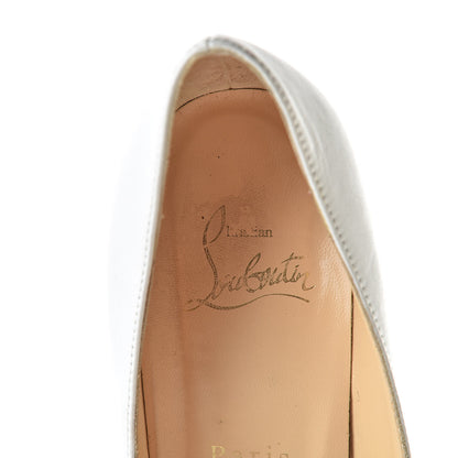 Christian Louboutin Kid Decollete 554 85 Pumps 37 White 22 of 23