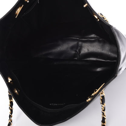 Chanel Lambskin Quilted Tote Black 5 of 5