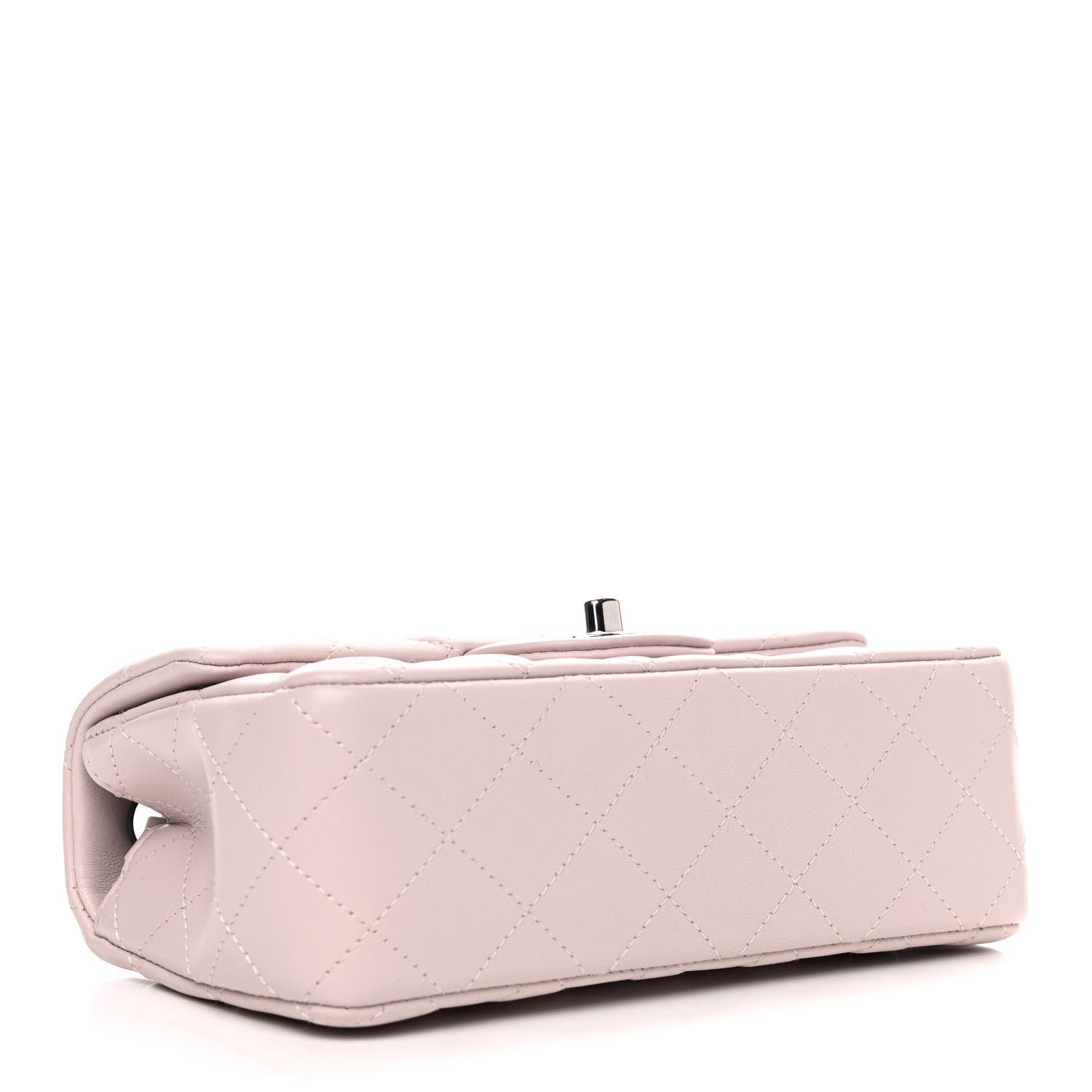 Chanel Lambskin Quilted Mini Rectangular Flap Light Purple 4 of 8