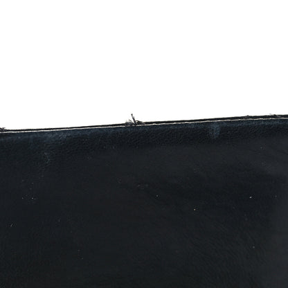 Chanel Lambskin Quilted Medium Double Flap Navy 13 of 15