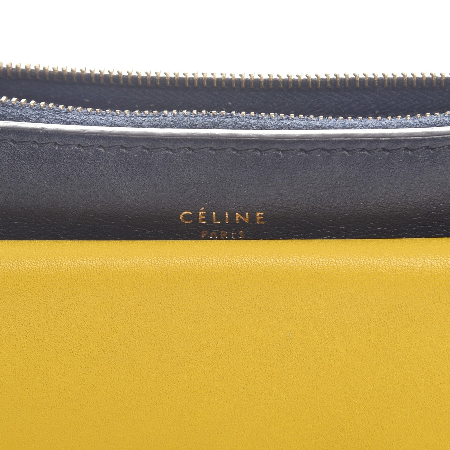 Smooth Calfskin Pocket Handbag Sunflower