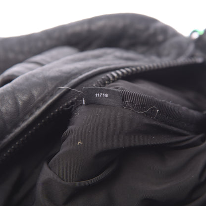 Alexander Wang Pebbled Lambskin Rocco Matte Black Iridescent Hardware 6 of 10