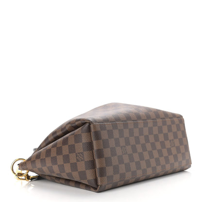 Louis Vuitton Damier Ebene Odeon Tote MM Black 4 of 10