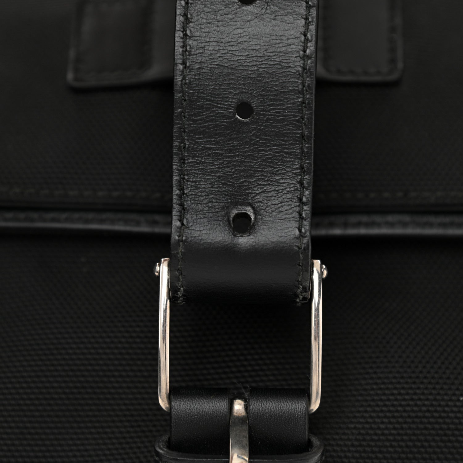 Gucci Techno Canvas Web Single Buckle Backpack Black 15 of 16