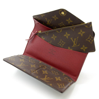 Louis Vuitton Monogram Josephine Wallet Red 3 of 7