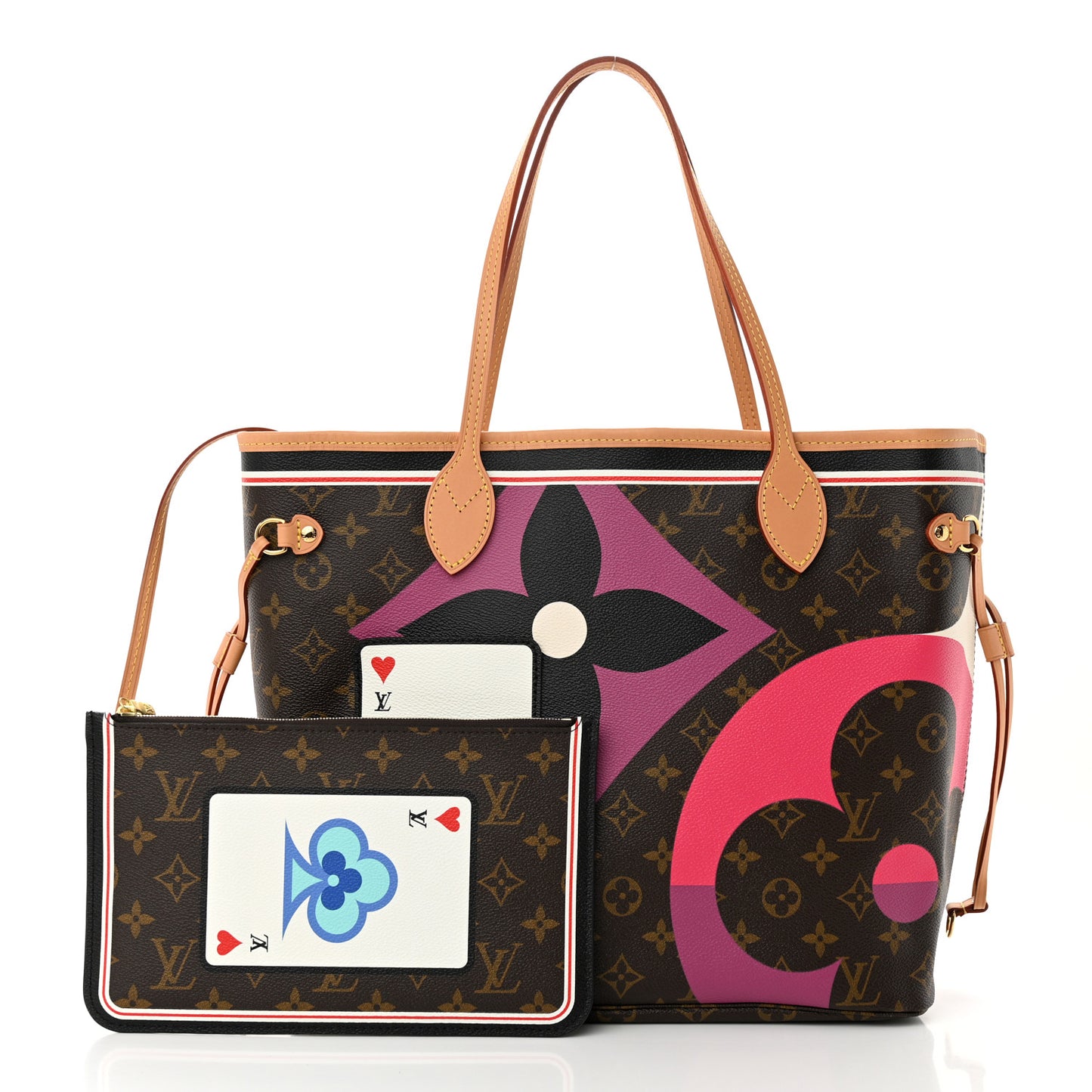 LOUIS VUITTON Monogram Game On Neverfull MM