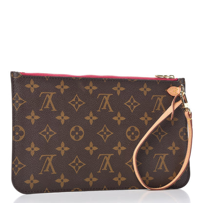 Louis Vuitton Monogram Neverfull MM GM Pochette Pivoine 3 of 7