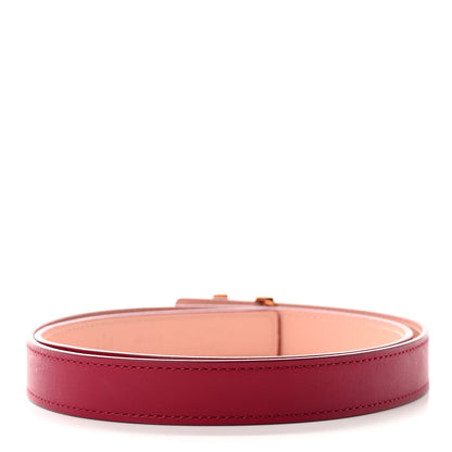 Louis Vuitton Calfskin 20mm LV Initiales Belt 70 28 Fuchsia 2 of 5