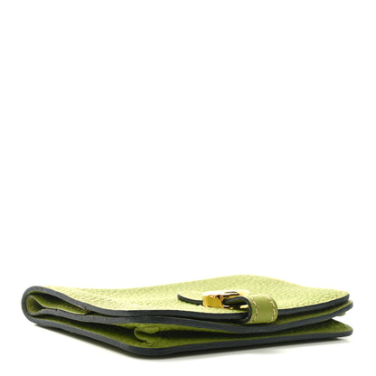 Hermes Togo Dogon Card Case Vert Anis 4 of 7