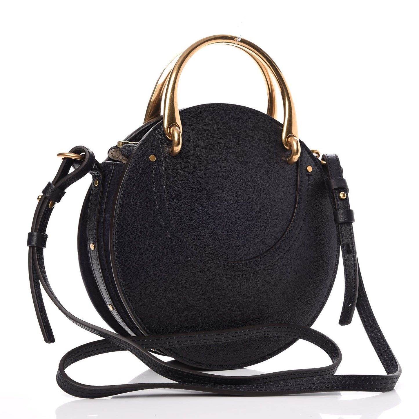 Calfskin Suede Small Pixie Bag Full Blue
