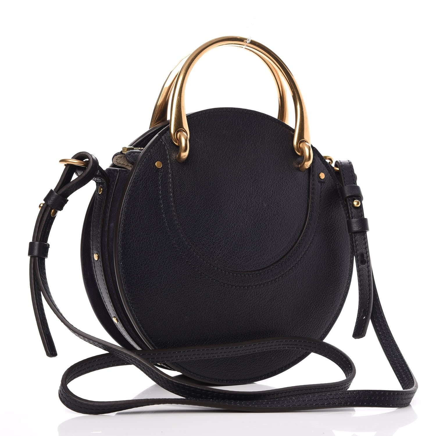 Chloe Calfskin Suede Small Pixie Bag Full Blue 4 of 7