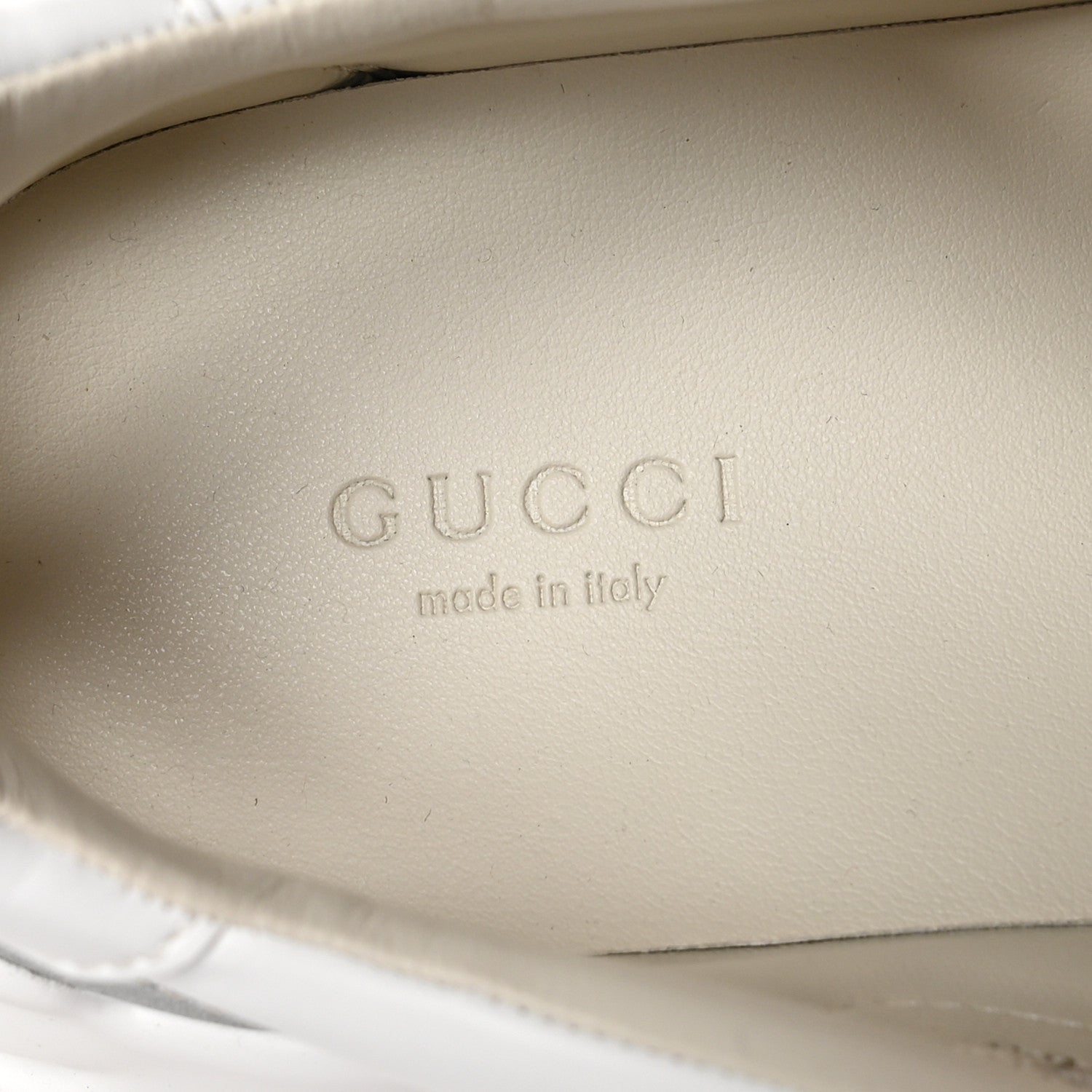 Gucci Demetra Web Womens Rhyton Cut Out Sneakers 40 Great White Grey 7 of 9