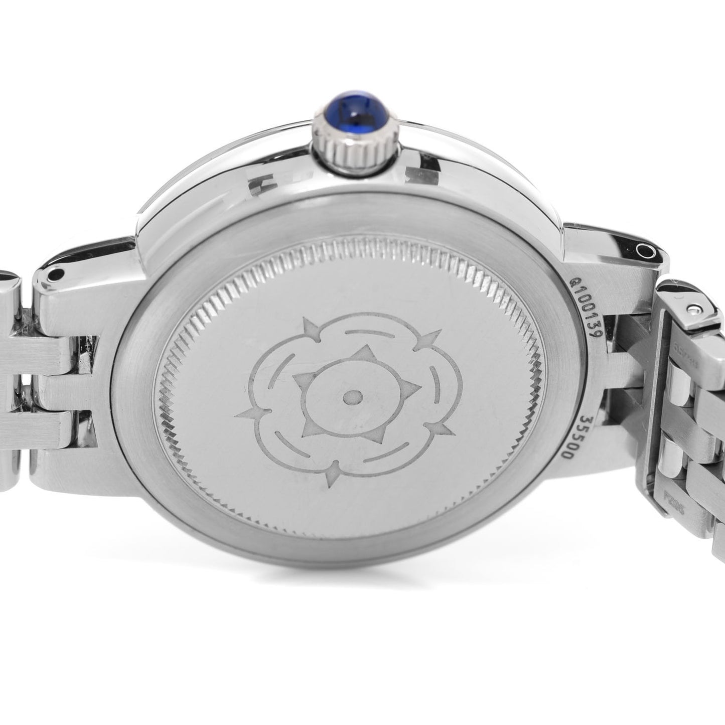 Stainless Steel 30mm Clair De Rose Automatic Watch White 35500