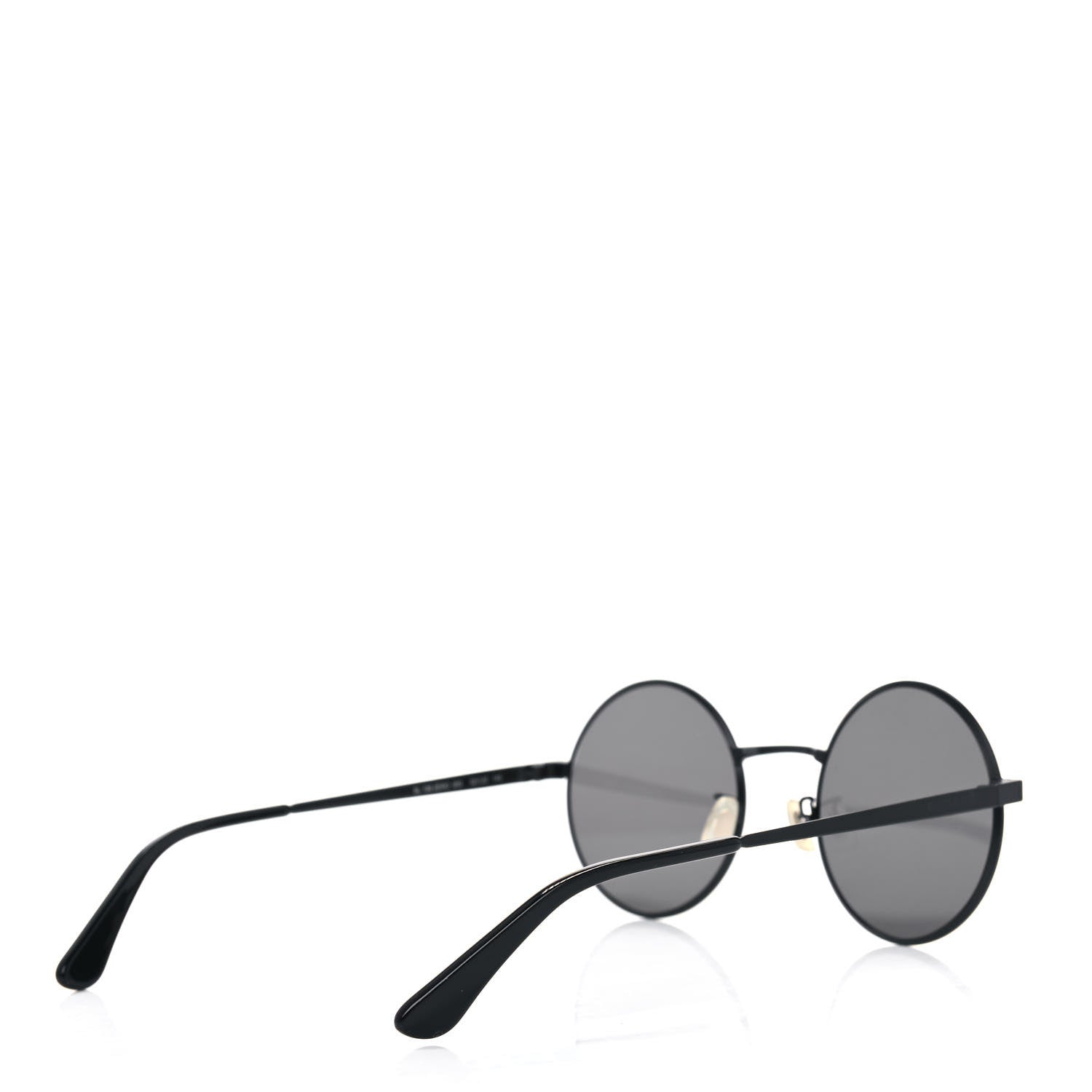 Saint Laurent SL 136 Zero Sunglasses Black Silver 4 of 4