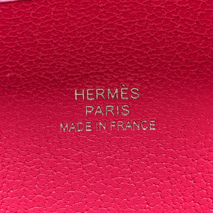 Hermes Chevre Chamkila Bastia Coin Purse Rose Pop 6 of 7