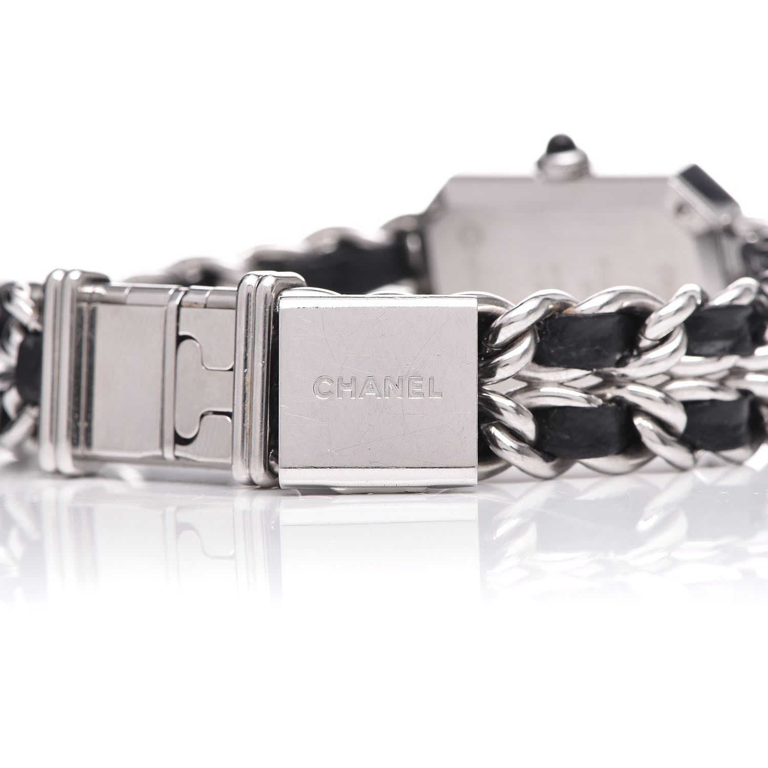 Chanel Stainless Steel Lambskin 20mm Chain Premiere Quartz Watch M 7 of 10