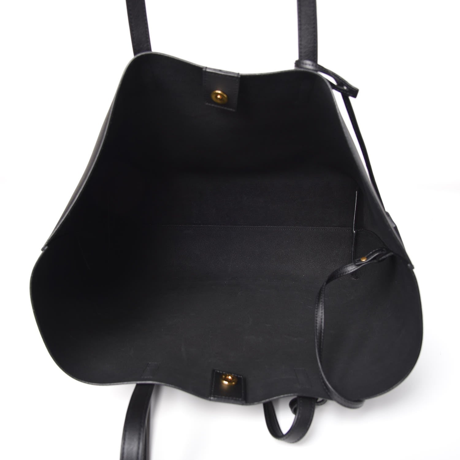 Saint Laurent Calfskin Large Shopping Tote Black 6 of 9
