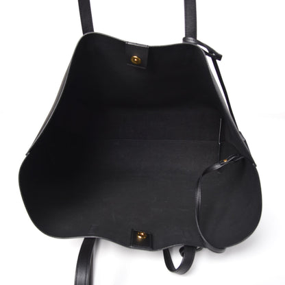 Saint Laurent Calfskin Large Shopping Tote Black 6 of 9