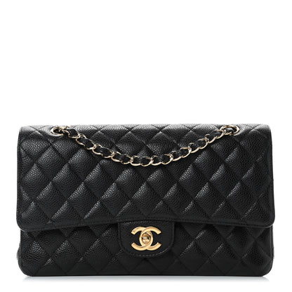Chanel Caviar Quilted Medium Double Flap Black 1 of 17