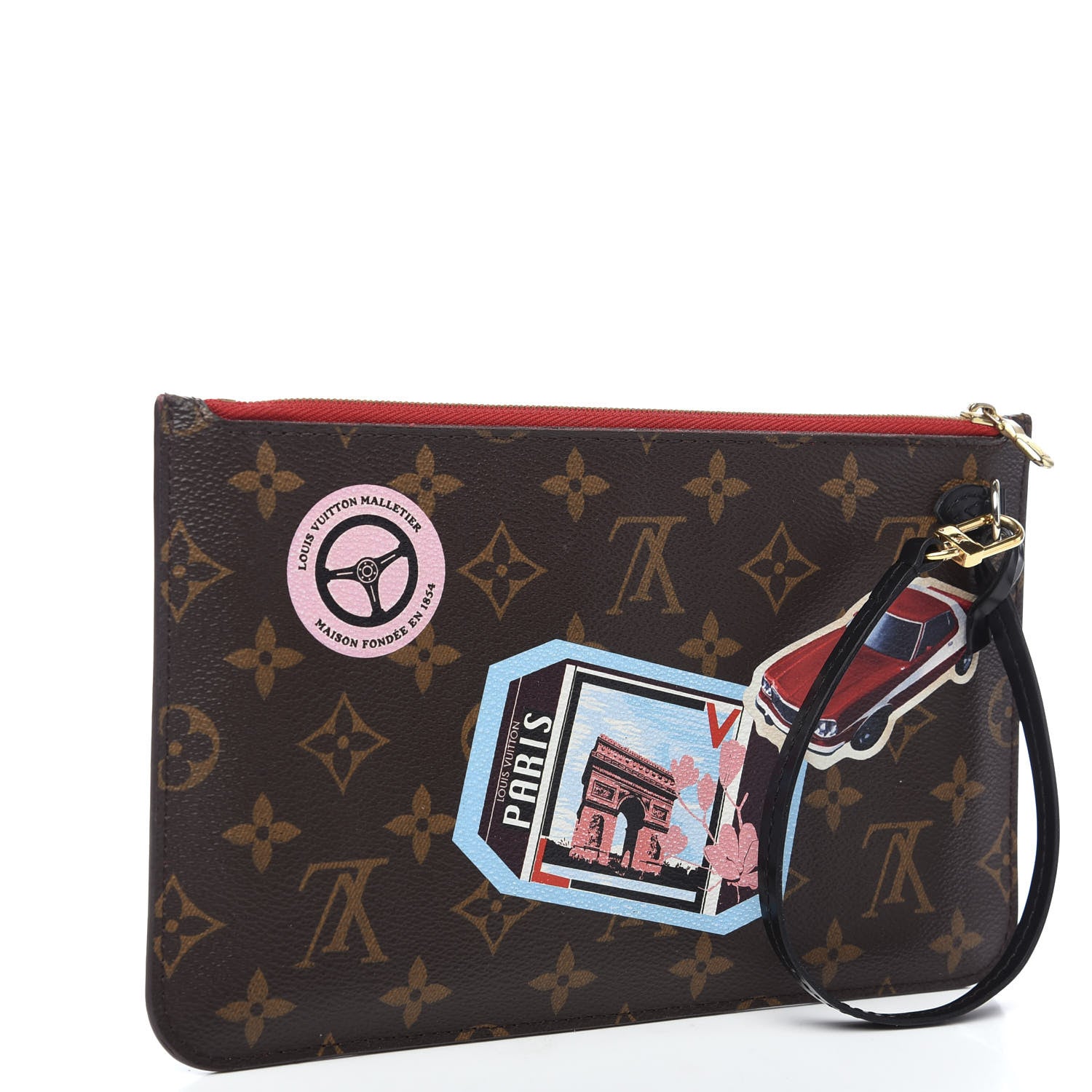 Louis Vuitton Monogram World Tour Neverfull MM GM Pochette 2 of 11