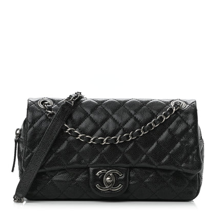 Chanel Iridescent Caviar Quilted Small Chic Flap Black 1 of 9