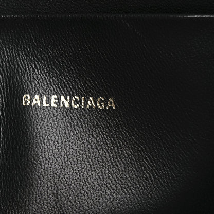 Balenciaga Calfskin Logo Large Zip Pouch White 6 of 13