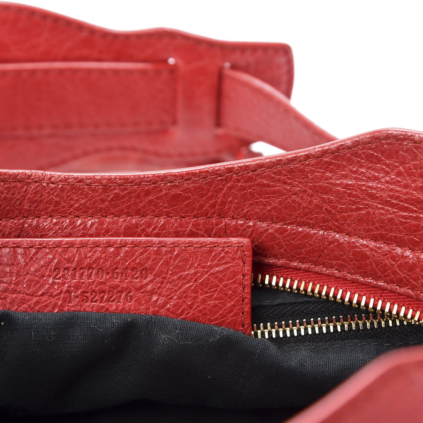 Agneau Giant 12 Gold Hardware City Rouge Cardinal
