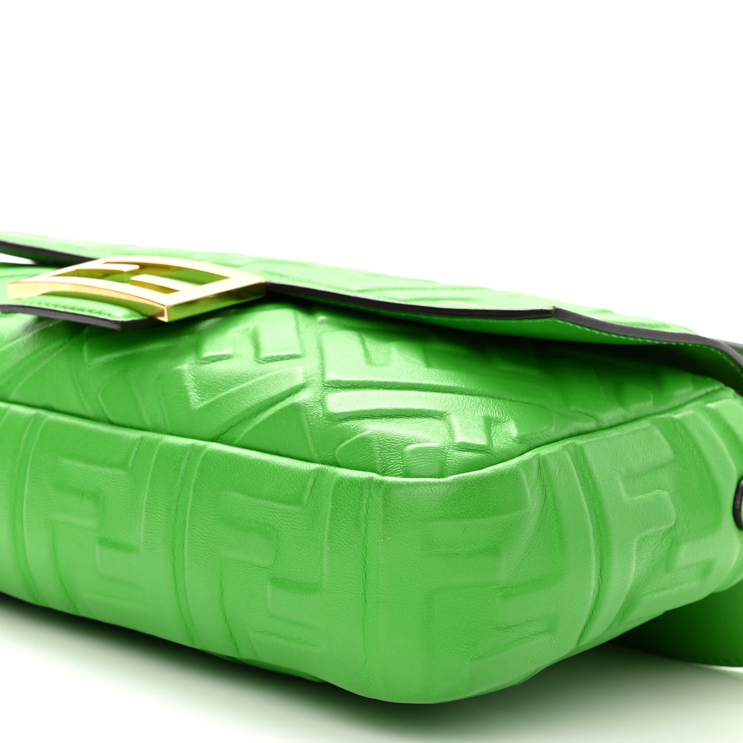 Nappa FF 1974 Embossed Baguette Tomatillo